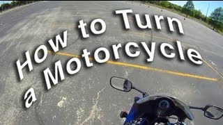 How to Turn a Motorcycle  Counterweight vs Countersteering [upl. by Kcor]