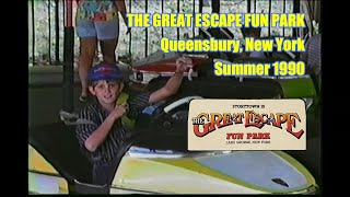 The Great Escape Fun Park  Summer 1990  Queensbury New York Lake George [upl. by Aitenev]