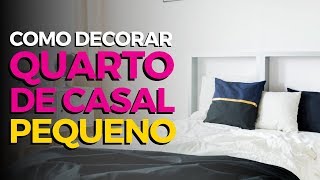 Como decorar quarto de casal pequeno  SIMPLICHIQUE [upl. by Suhsoj]