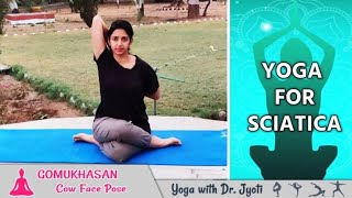 GOMUKHASANA  Cow Face Yoga Pose  Yoga for sciatica  How to do Gomukhasana  Steps  Benefits [upl. by Ahsim513]