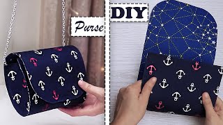 HOW TO MAKE A PURSE 😍 Crossbody Bag Without Sewing Machine DIY Girl Craft [upl. by Guntar]