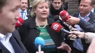 Erna Solberg  Regner med vi får punkt på punkt med kritikk [upl. by Duleba]