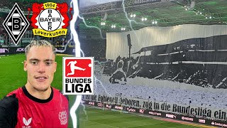 GLADBACH VS LEVERKUSEN HIGHLIGHTS  DIE BUNDESLIGA STARTET FURIOS ⚽️💥 4K STADIONVLOG [upl. by Alaham]