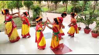 Aye Tobe SohochoriRabindra Nritya chotoder naachChildrens Dance Somlota [upl. by Aivato]