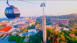 Singapore Cable Car  From Mount Faber Peak to HarbourFront to Sentosa  Explore Singapore [upl. by Lucky61]