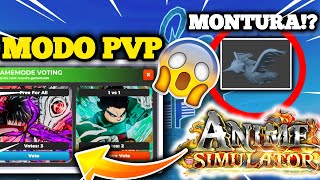 MODO PVP Y MONTURAS ANIME SIMULATOR ElCrespoGT Roblox [upl. by Walczak]