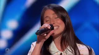 GOLDEN BUZZER Lily Meolas Original Song may bring back childhood memories  Auditions  AGT 2022 [upl. by Mcdermott]