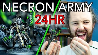 24hr Necron Army SPEEDPAINT  Szarekhan Dynasty  Warhammer 40000 BroadswordWargaming [upl. by Andromeda422]