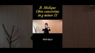 오보에 무반주 연습 II  B Molique  Oboe concertino in g minor shorts [upl. by Johen593]