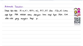 Matematik Tambahan Tingkatan 4  Luas Segi Tiga [upl. by Jepson]