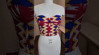 Making a corset bustier top [upl. by Nauqat983]