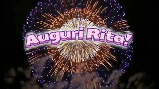 GIF Buon Onomastico Rita Tanti Auguri 🎉 22maggio santarita [upl. by Elohcin366]