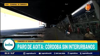 PARO DE INTERURBANOS AOITA podría continuar mañana con la medida de fuerza [upl. by Goodman]