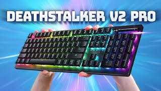 NEW Razer Deathstalker V2 Pro Wireless Keyboard Review [upl. by Ahsel]