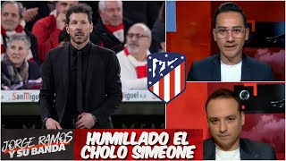 HUMILLANTE ELIMINACIÓN del Atlético del Madrid vs Athletic en Copa del Rey  Jorge Ramos y Su Banda [upl. by Germaine]