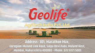 GEOLIFE AGRITECH INDIA PVT LTD  VIGOUR TABSIL SUGAR CANE  MUMBAI [upl. by Adnohsor]