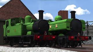 TS20XX Duck And Oliver The Great Western Engines TVS Red Express Coaches Reskin Showcase [upl. by Nisa369]