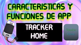 Aplicación Tracker Home  menú Control [upl. by Ariella]