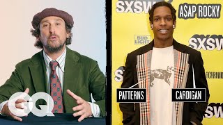 Fashion Expert Breaks Down Celebrity Suits Pt 2 From Jaden Smith to AAP Rocky  Fine Points  GQ [upl. by Fennie439]