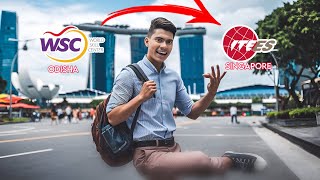 WSC ରୁ ଆସି SINGAPORE INTERNSHIP PROGRAM  Babul Vlogs worldskillcentre [upl. by Akcinahs]