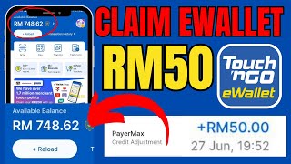 Cara Tebus RM50 eWallet Touch N Go di Cash Tube App [upl. by Niamart]