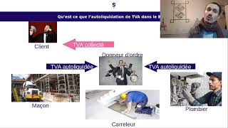 Autoliquidation de la TVA auto entrepreneur en cas de soustraitance dans le BTP [upl. by Harahs]