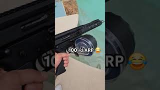 100rd drum AR PISTOL 2agun edc airsoft wildguns 2a woods shortsfeed wildlife gunsdaily [upl. by Restivo]