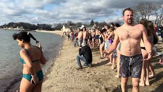 Polar Plunge Rowayton 2024 [upl. by Hayalat]