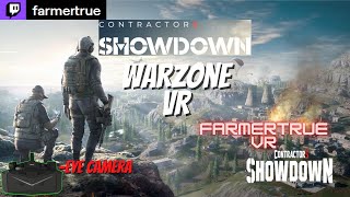 Contractors Showdown WARZONE VR  Eye cam vr quest3 live pimax Crystal [upl. by Elorac]