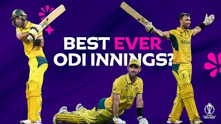 Glenn Maxwell produces one of the greatest ODI knocks of alltime  CWC23 [upl. by Marthena]