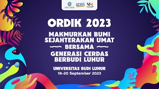 ORDIK Universitas Budi Luhur 2023 [upl. by Loy]