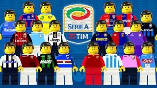 Anteprima Italia Serie A 201617  Tutte le squadre del campionato 201617 in Film Lego Calcio [upl. by Anael]