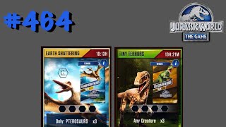 Jurassic World The Game  EP 464  Rhamphorhychus Earth Shattering amp Tiny Terrors Event [upl. by Emeline278]