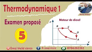 Examen proposé 5 thermodynamique 1 [upl. by Tahp]