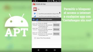 Controla el acceso a internet a cualquier app con quotCortafuegos sin rootquot AndroidParaTorpes [upl. by Aelanna]