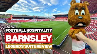 Barnsley FC hospitality review  Legends Suite  The Padded Seat [upl. by Yaf]