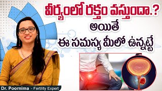 వీర్యంలో రక్తం వస్తుందా  Blood In Semen Analysis  Hematospermia  Best Fertility Center  Ferty9 [upl. by Eirrol]