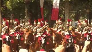 Cavalerie de la Garde Republicaine  Paris 14 July 2013  Fanfare  Regiment [upl. by Eelir]