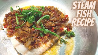 STEAM FISH RECIPE  STEAM FISH RECIPE CHINESE STYLE  EASY FISH RECIPE  SIMPLE FISH RECIPES [upl. by Otrebire884]