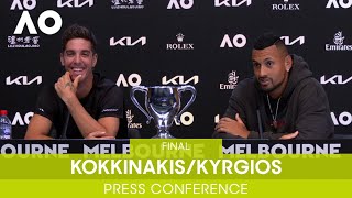 KokkinakisKyrgios Press Conference F  Australian Open 2022 [upl. by Aiuhsoj]