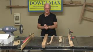 Making the Cabriole Leg Template Outline  Build a Plant Stand using Dowelmax Part 1 [upl. by Augustin]