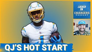 Chargers WR Quentin Johnstons Training Camp Gets Off To A Hot Start  Rookie Cam Hart Has A Big Day [upl. by Houser]