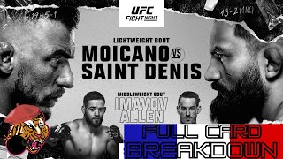 UFC Fight Night Paris  Moicano vs St Denis Full Card Breakdown amp Predictions [upl. by Pinter]