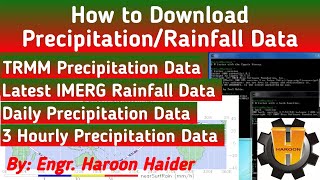 How to Download TRMM Rainfall Data IMERG Precipitation Data from NASA Using WGET and Cygwin 2022 [upl. by Gronseth]