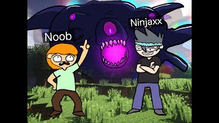 Ninjaxx et Nino Affronte le Wither Storm  Short Animation [upl. by Abramson]