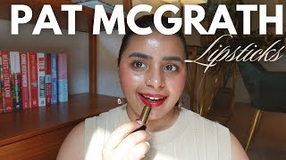 10 Pat McGrath Lipsticks [upl. by Katalin]