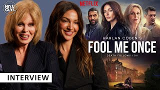 Michelle Keegan amp Joanna Lumley on the secrets of Harlan Cobens Latest Fool Me Once [upl. by Darahs]