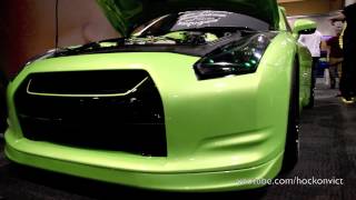 Custom GREEN Nissan GTR [upl. by Nivak]