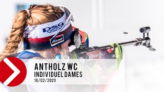 INDIVIDUEL DAMES  ANTHOLZ WC 2020 [upl. by Annerb811]