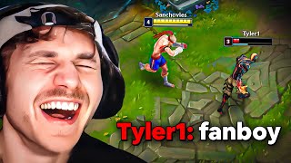 PLAYING VS TYLER1 IN CHALLENGER WHAT COULD GO WRONG [upl. by Nnyleuqaj]